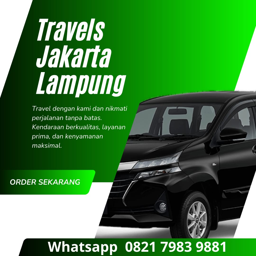 Travel Pondok Pinang Jakarta Selatan ke Bandar Lampung Termurah